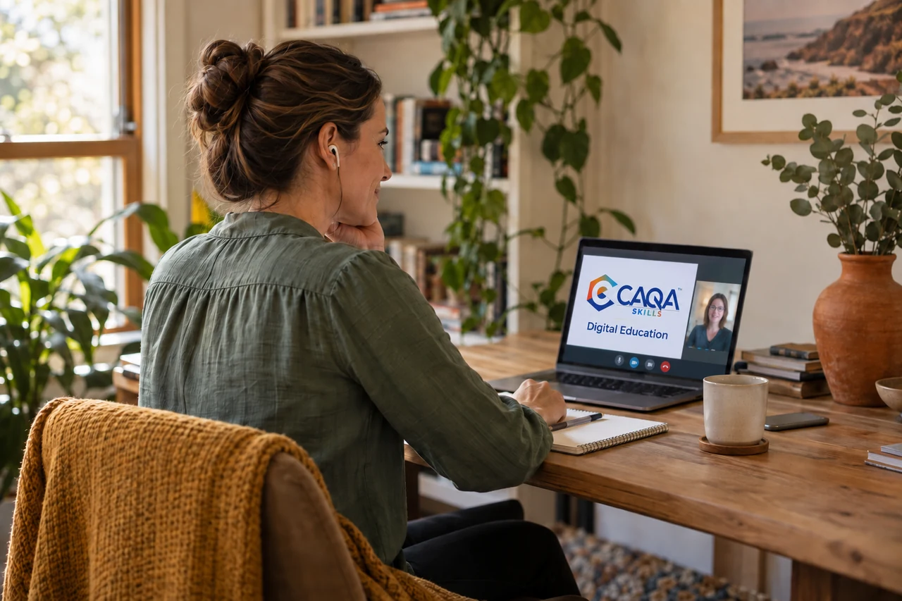 A CAQA Skills online professional development session
